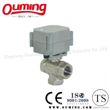 API Stainless Steel Three-Way Electric Ball Valve